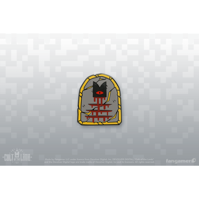 Аксесуари: Пін Cult of the Lamb (Commandment Stone Pin) від Fangamer у магазині GameBuy