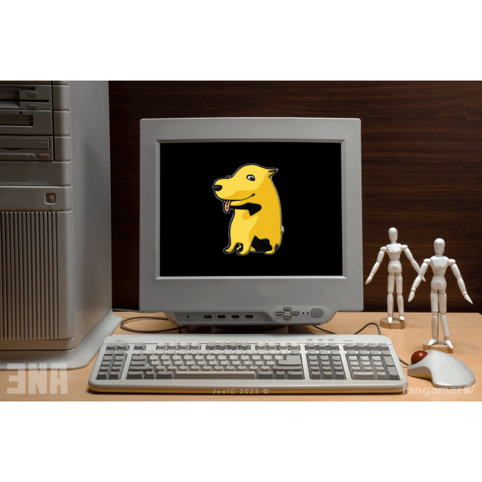 Аксессуары: Пин ENA (Hourglass Dog Pin) от Fangamer в магазине GameBuy, номер фото: 3