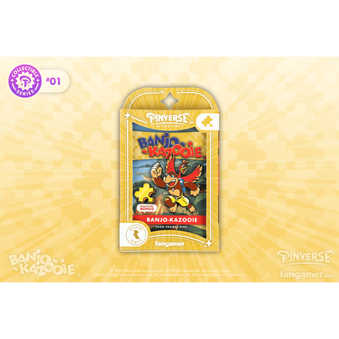 Аксесуари: Пін Banjo-Kazooie (Banjo-Kazooie Pin Pack) від Fangamer у магазині GameBuy