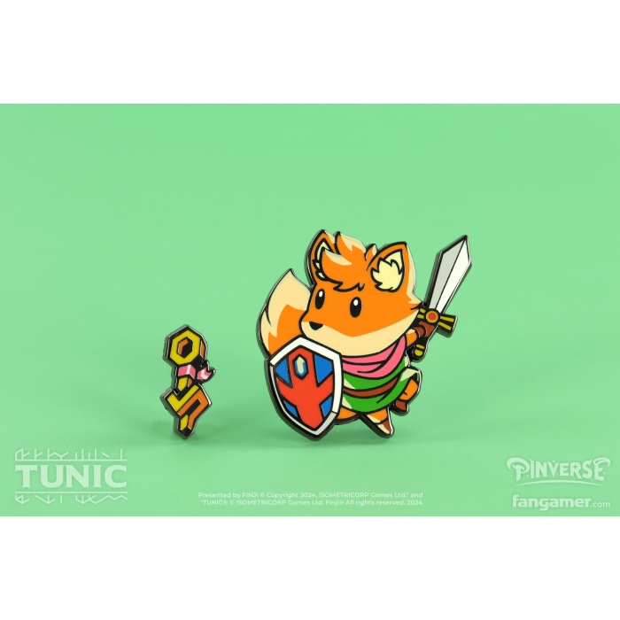 Аксессуары: Набор пинов TUNIC (TUNIC Fox Pin Pack) от Fangamer в магазине GameBuy, номер фото: 1