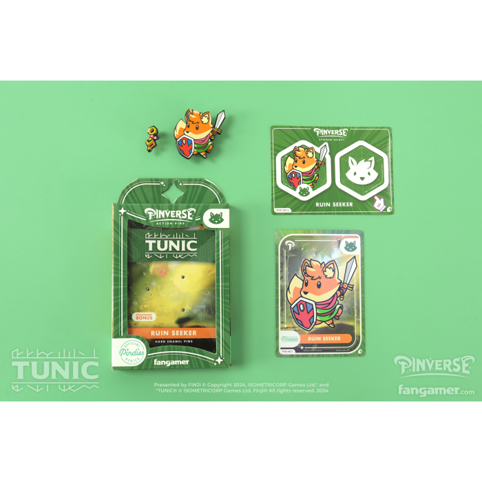 Аксессуары: Набор пинов TUNIC (TUNIC Fox Pin Pack) от Fangamer в магазине GameBuy, номер фото: 4