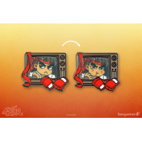 Пін Street Fighter (Street Fighter Buddies Lenticular Pin: Ryu)