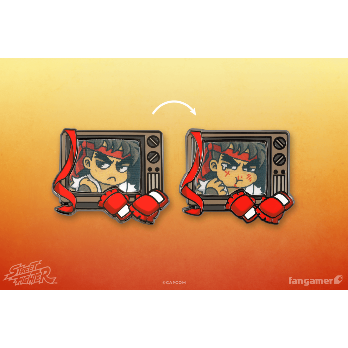 Аксессуары: Пин Street Fighter (Street Fighter Buddies Lenticular Pin: Ryu) от Fangamer в магазине GameBuy