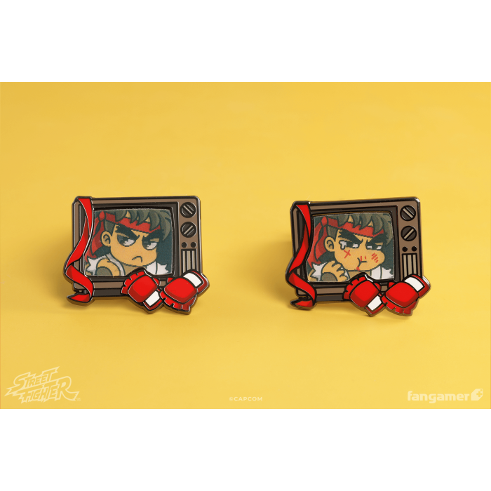 Аксессуары: Пин Street Fighter (Street Fighter Buddies Lenticular Pin: Ryu) от Fangamer в магазине GameBuy, номер фото: 2
