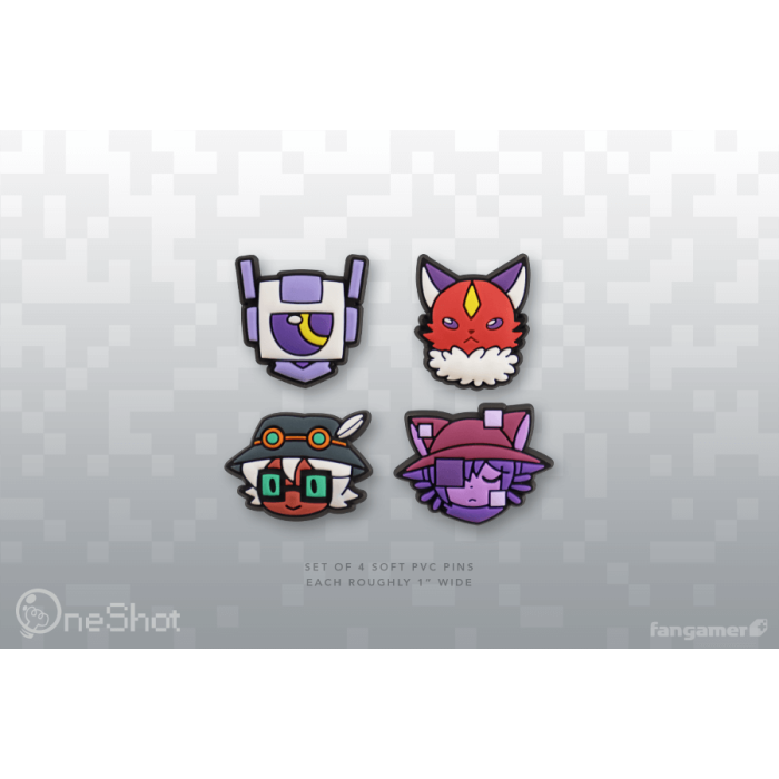 Аксессуары: Набор пинов OneShot (Solstice PVC Pin Set) от Fangamer в магазине GameBuy