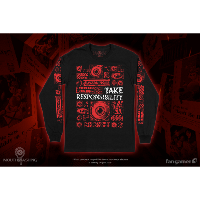 Одежда: Лонгслив MOUTHWASHING (Take Responsibility) от Fangamer в магазине GameBuy