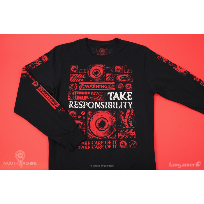Одежда: Лонгслив MOUTHWASHING (Take Responsibility) от Fangamer в магазине GameBuy, номер фото: 2