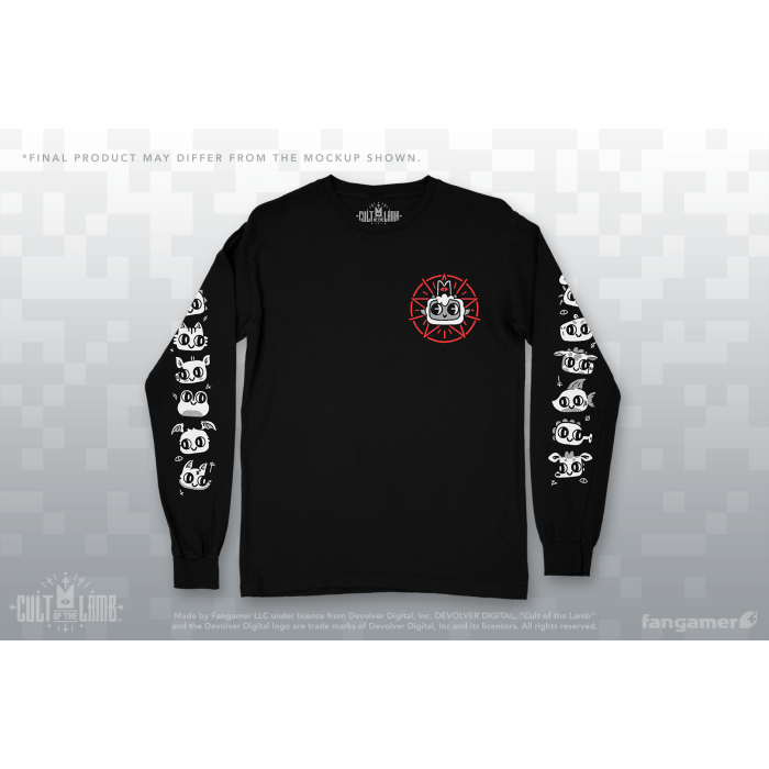 Одежда: Лонгслив Cult of the Lamb (Follower Friends) от Fangamer в магазине GameBuy