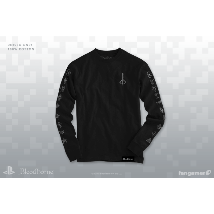 Одежда: Лонгслив Bloodborne (Caryll Runes Long-Sleeved Shirt) от Fangamer в магазине GameBuy