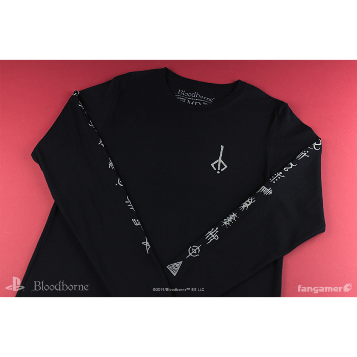 Одежда: Лонгслив Bloodborne (Caryll Runes Long-Sleeved Shirt) от Fangamer в магазине GameBuy, номер фото: 1