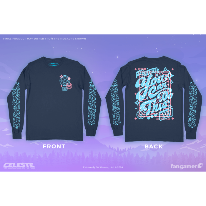 Одежда: Лонгслив Celeste (Pathfinder Long-Sleeved Shirt) от Fangamer в магазине GameBuy