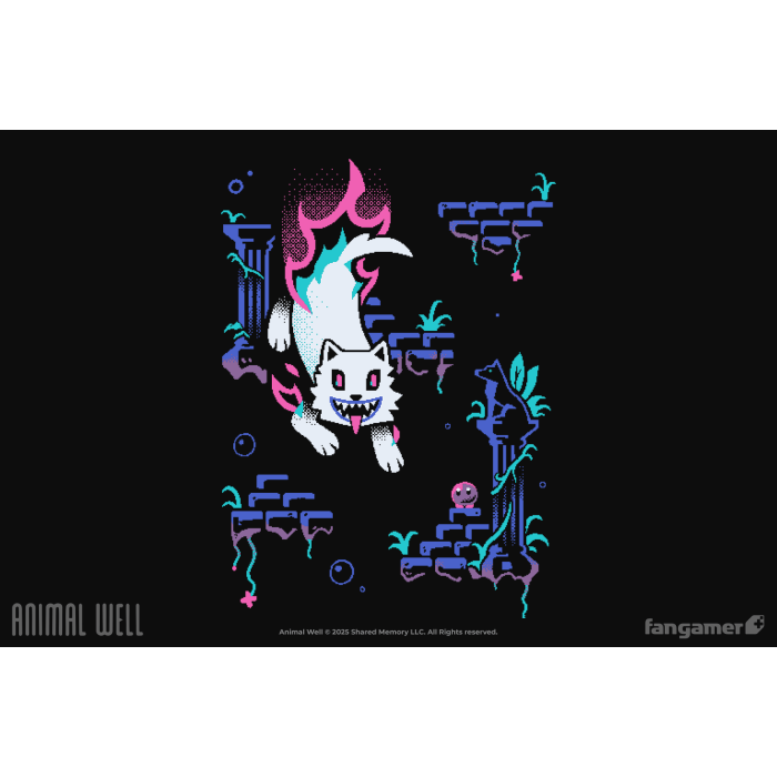 Одежда: Лонгслив Animal Well (Ghost Chase) от Fangamer в магазине GameBuy, номер фото: 1