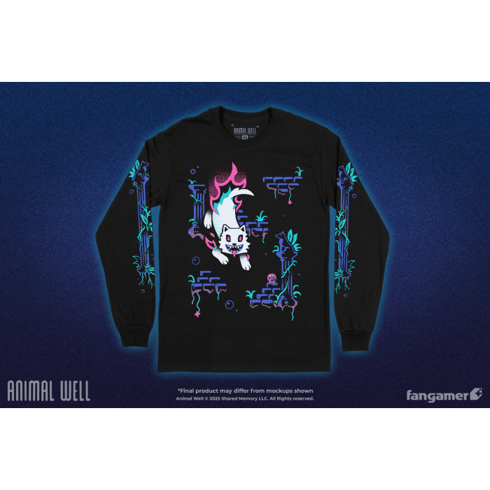 Одежда: Лонгслив Animal Well (Ghost Chase) от Fangamer в магазине GameBuy