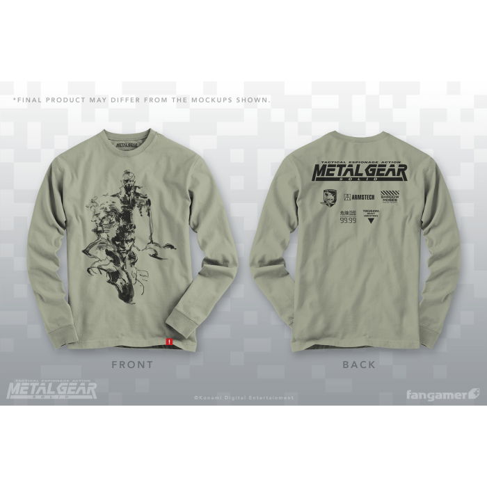 Одежда: Лонгслив Metal Gear Solid (Bloodline Long-Sleeved Shirt) от Fangamer в магазине GameBuy