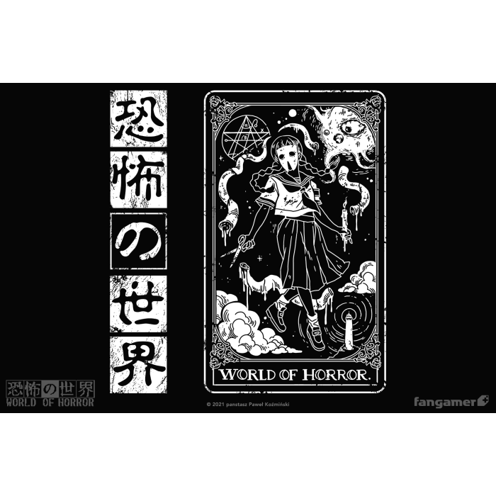 Одежда: Лонгслив World of Horror (Ominous Tarot Long-Sleeved Shirt) от Fangamer в магазине GameBuy, номер фото: 1