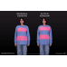 Одежда: Лонгслив UNDERTALE (Human Shirt (Glitch Version)) от Fangamer в магазине GameBuy