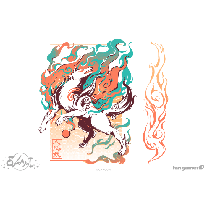Одяг: Лонгслів Okami (Solar Flare Long-Sleeved Shirt) від Fangamer у магазині GameBuy, номер фото: 1