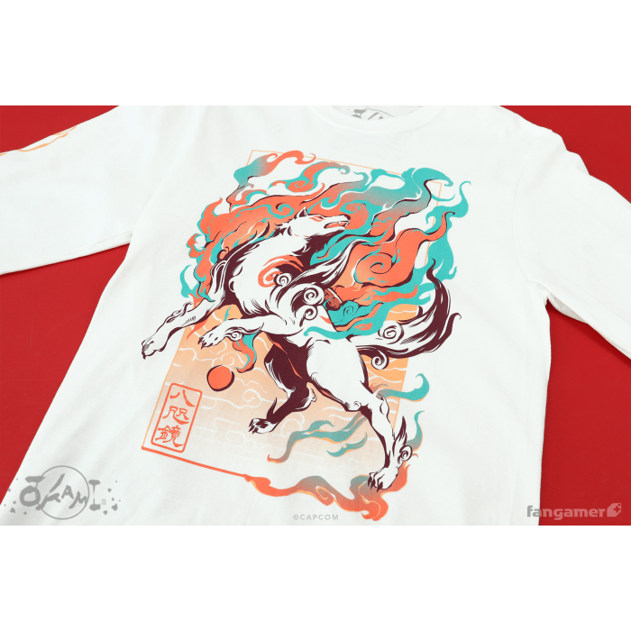 Одяг: Лонгслів Okami (Solar Flare Long-Sleeved Shirt) від Fangamer у магазині GameBuy, номер фото: 2
