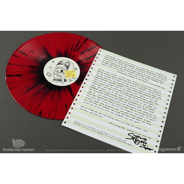 Винил: Homestar Runner (Strong Bad Sings (and Other Type Hits) Vinyl) от Fangamer в магазине GameBuy, номер фото: 3
