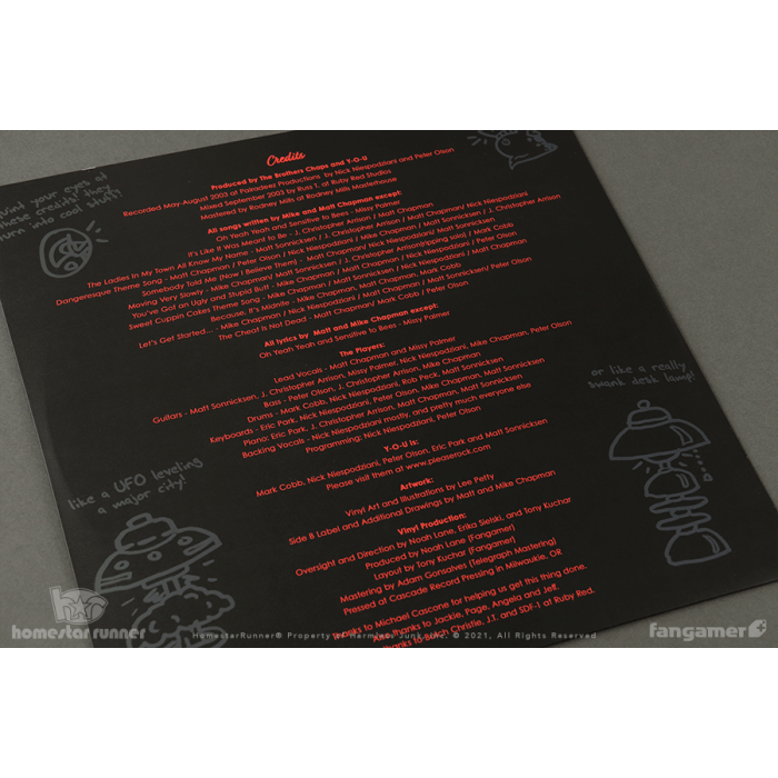 Винил: Homestar Runner (Strong Bad Sings (and Other Type Hits) Vinyl) от Fangamer в магазине GameBuy, номер фото: 4