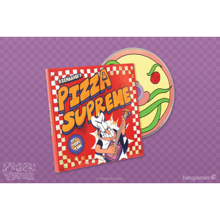 Audio CD и Кассеты: Pizza Tower (RichaadEB's Pizza Supreme CD) от Fangamer в магазине GameBuy