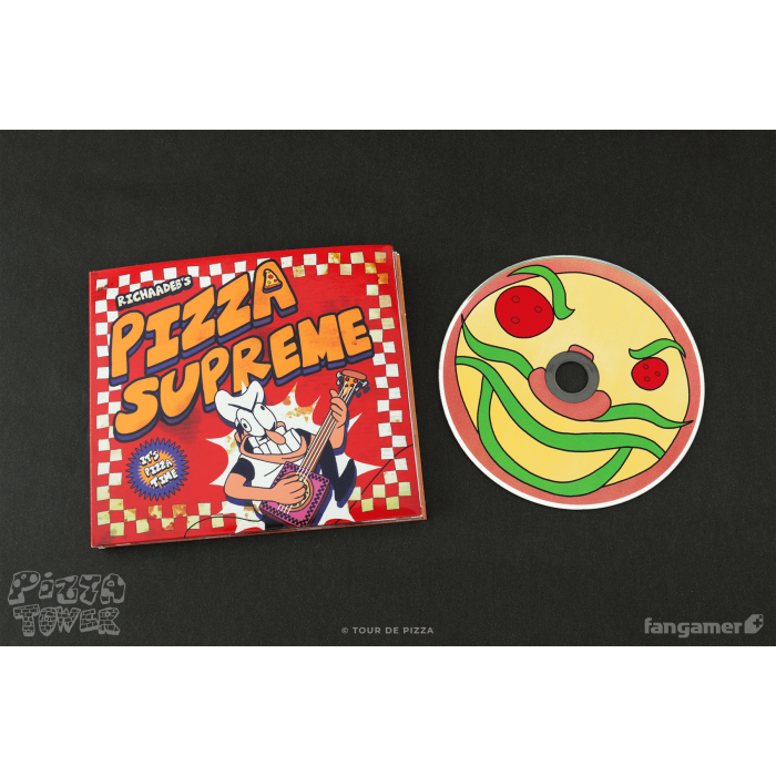 Audio CD и Кассеты: Pizza Tower (RichaadEB's Pizza Supreme CD) от Fangamer в магазине GameBuy, номер фото: 2
