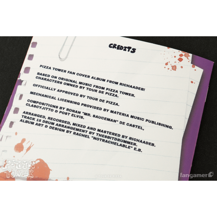 Audio CD и Кассеты: Pizza Tower (RichaadEB's Pizza Supreme CD) от Fangamer в магазине GameBuy, номер фото: 3