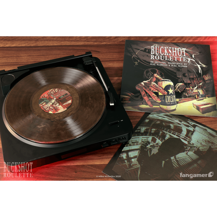Вініл: Buckshot Roulette (Buckshot Roulette Vinyl Soundtrack) від Fangamer у магазині GameBuy, номер фото: 1
