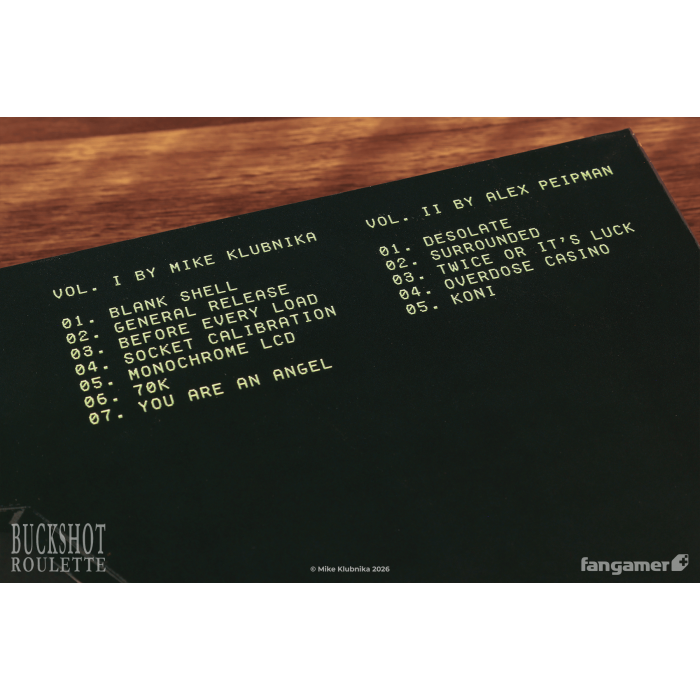 Вініл: Buckshot Roulette (Buckshot Roulette Vinyl Soundtrack) від Fangamer у магазині GameBuy, номер фото: 5