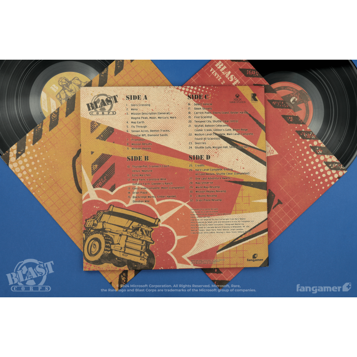 Винил: Blast Corps (Blast Corps Vinyl Soundtrack) от Fangamer в магазине GameBuy, номер фото: 3