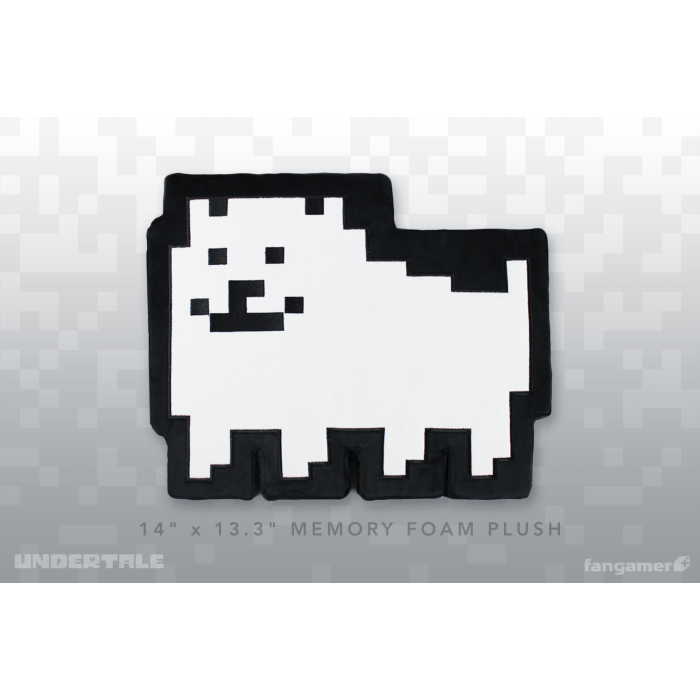 М'які та Плюшеві Іграшки: Плюшева м'яка іграшка UNDERTALE (Annoying Dog Memory Foam Plush) від Fangamer у магазині GameBuy