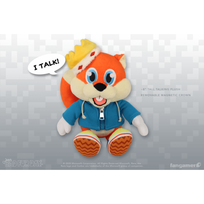Мягкие и Плюшевые Игрушки: Плюшевая мягкая игрушка Conker (Conker Talking Plush) от Fangamer в магазине GameBuy