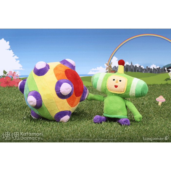 Мягкие и Плюшевые Игрушки: Плюшевая мягкая игрушка Katamari Damacy (The Prince and Katamari Ball Plush) от Fangamer в магазине GameBuy, номер фото: 1