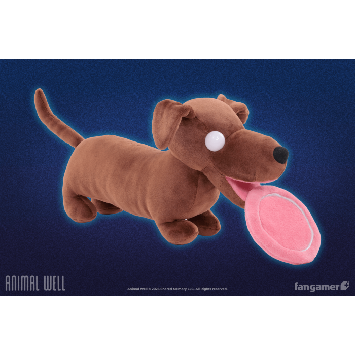 М'які та Плюшеві Іграшки: М'яка плюшева іграшка Animal Well (Wiener Dog Plush) від Fangamer у магазині GameBuy