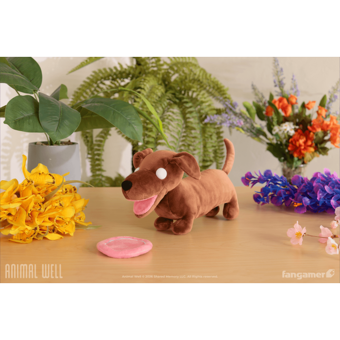 М'які та Плюшеві Іграшки: М'яка плюшева іграшка Animal Well (Wiener Dog Plush) від Fangamer у магазині GameBuy, номер фото: 2