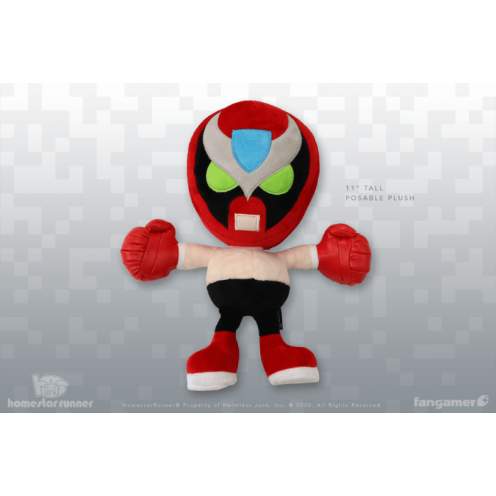 Мягкие и Плюшевые Игрушки: Плюшевая мягкая игрушка Homestar Runner (Strong Bad Talking Plush) от Fangamer в магазине GameBuy