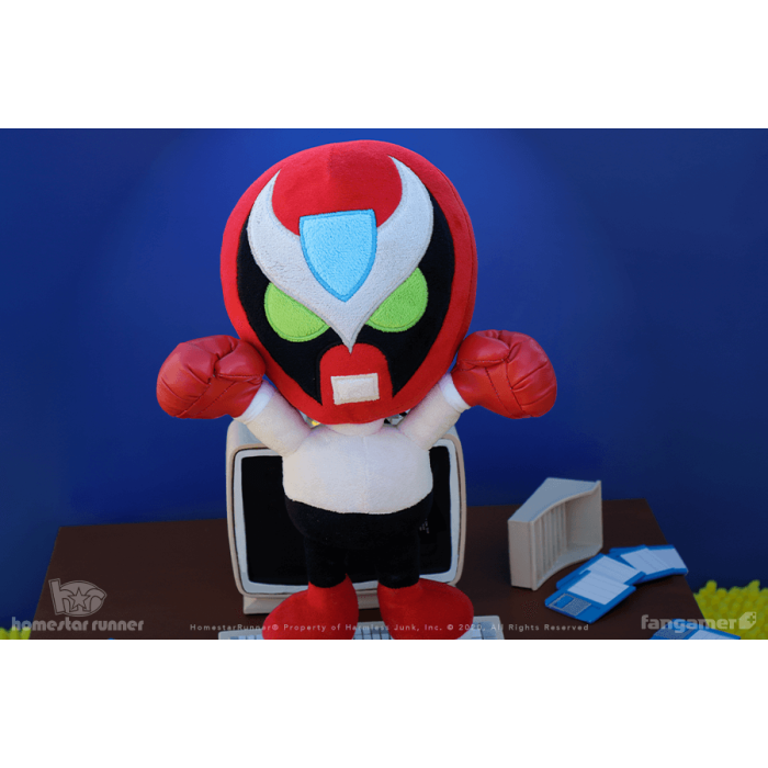 Мягкие и Плюшевые Игрушки: Плюшевая мягкая игрушка Homestar Runner (Strong Bad Talking Plush) от Fangamer в магазине GameBuy, номер фото: 4