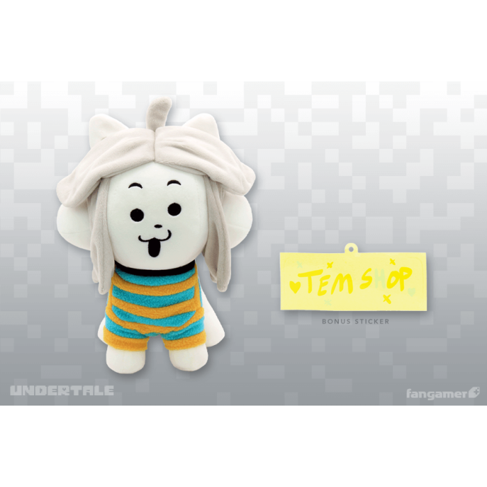 Мягкие и Плюшевые Игрушки: Плюшевая мягкая игрушка UNDERTALE (Shop Tem Plush) от Fangamer в магазине GameBuy