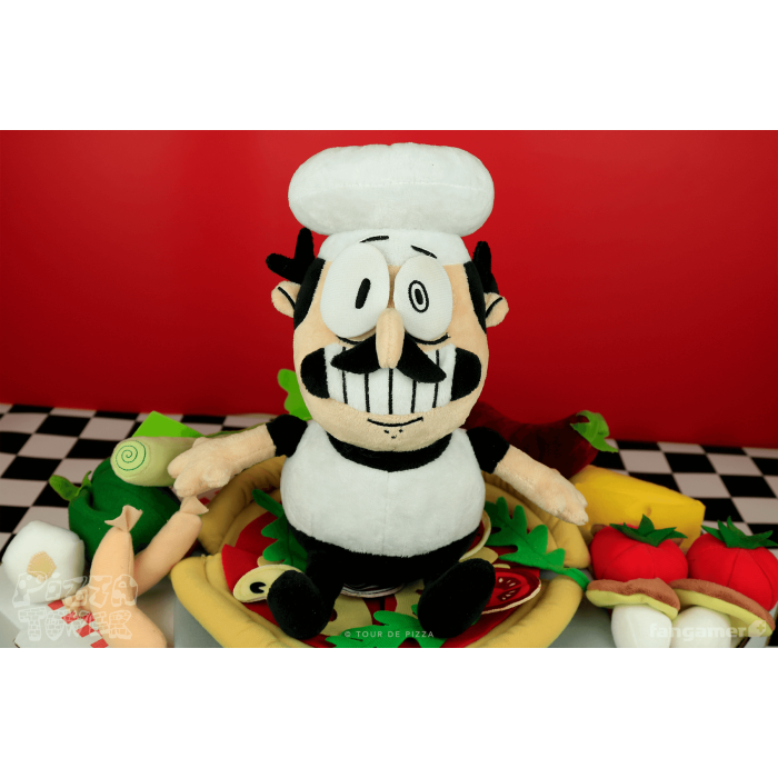 Мягкие и Плюшевые Игрушки: Плюшевая мягкая игрушка Pizza Tower (Peppino Plush) от Fangamer в магазине GameBuy, номер фото: 2