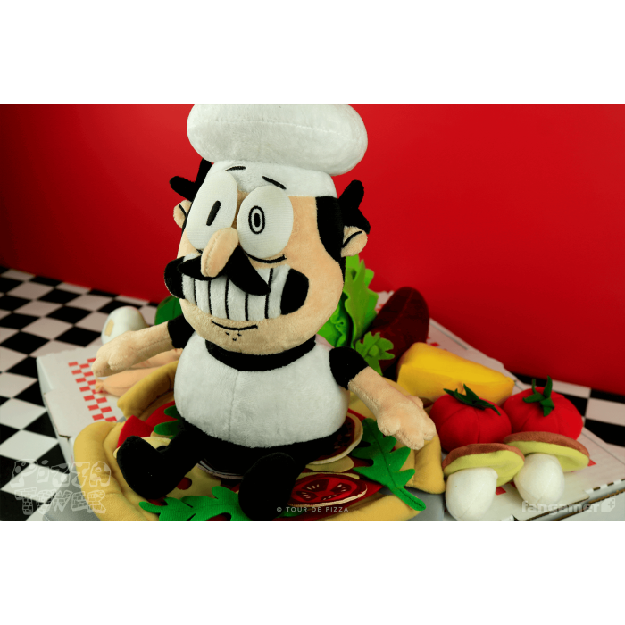 Мягкие и Плюшевые Игрушки: Плюшевая мягкая игрушка Pizza Tower (Peppino Plush) от Fangamer в магазине GameBuy, номер фото: 3