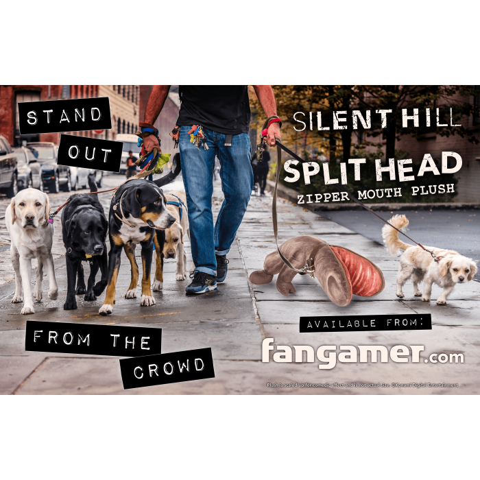 М'які та Плюшеві Іграшки: М'яка плюшева іграшка Silent Hill (Split Head Zipper-Mouth Plush) від Fangamer у магазині GameBuy, номер фото: 7