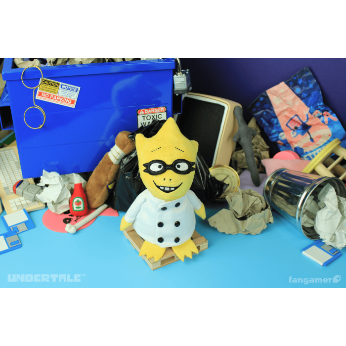 М'які та Плюшеві Іграшки: Плюшева м'яка іграшка UNDERTALE (Alphys Mini Backpack Plush) від Fangamer у магазині GameBuy, номер фото: 3