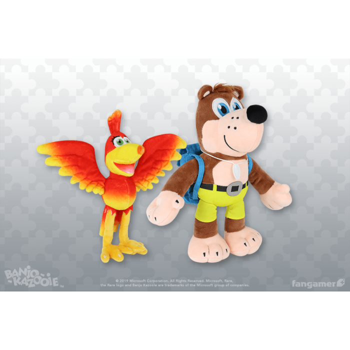 Мягкие и Плюшевые Игрушки: Плюшевая мягкая игрушка Banjo-Kazooie (Banjo-Kazooie Plush Set) от Fangamer в магазине GameBuy, номер фото: 1
