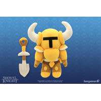 Плюшевая мягкая игрушка Shovel Knight (Gold Shovel Knight Plush)