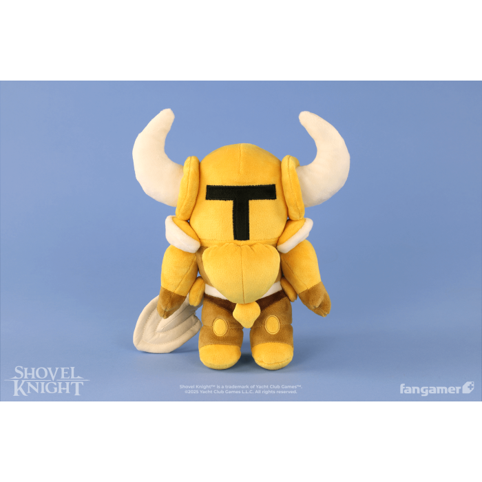 Мягкие и Плюшевые Игрушки: Плюшевая мягкая игрушка Shovel Knight (Gold Shovel Knight Plush) от Fangamer в магазине GameBuy, номер фото: 1