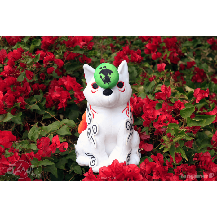 Мягкие и Плюшевые Игрушки: Плюшевая мягкая игрушка Okami (Amaterasu and Issun Plush) от Fangamer в магазине GameBuy, номер фото: 2