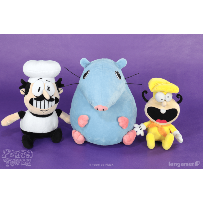 Мягкие и Плюшевые Игрушки: Плюшевая мягкая игрушка Pizza Tower (Stupid Rat Plush) от Fangamer в магазине GameBuy, номер фото: 2