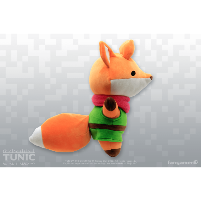 Мягкие и Плюшевые Игрушки: Плюшевая мягкая игрушка TUNIC (Huggable Fox Plush) от Fangamer в магазине GameBuy, номер фото: 1