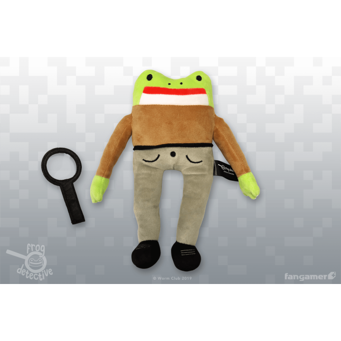Мягкие и Плюшевые Игрушки: Плюшевая мягкая игрушка Frog Detective (Frog Detective Plush) от Fangamer в магазине GameBuy