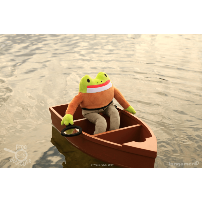 Мягкие и Плюшевые Игрушки: Плюшевая мягкая игрушка Frog Detective (Frog Detective Plush) от Fangamer в магазине GameBuy, номер фото: 3